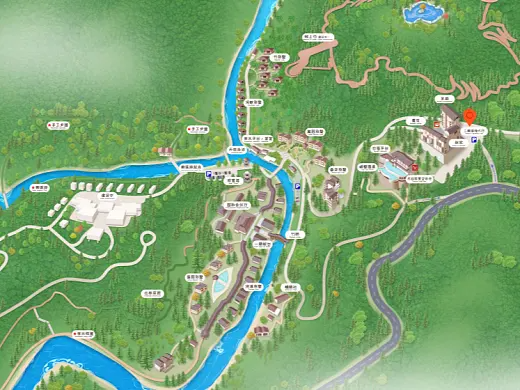 杞县结合景区手绘地图智慧导览和720全景技术，可以让景区更加“动”起来，为游客提供更加身临其境的导览体验。