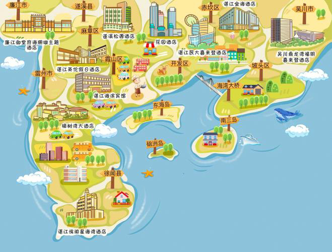 杞县手绘地图旅游的艺术指南